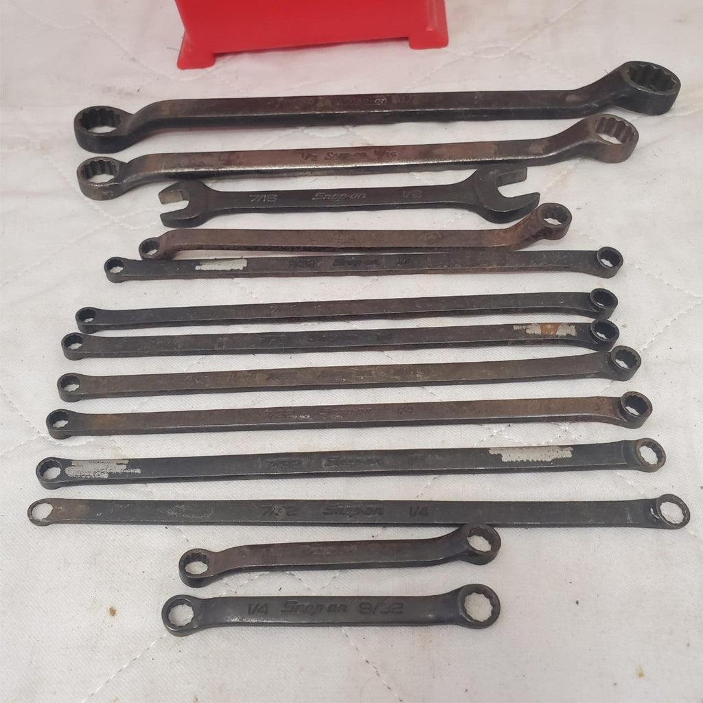 Lot of 13 Assorted Snap-On Box End Wrench & Other Wrenches LOT 533