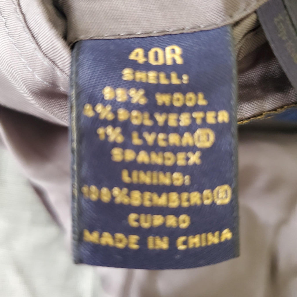 Brooks Brothers Brookschool Wool Grey 2 Button  Blazer Suit Jacket Sport Coat 