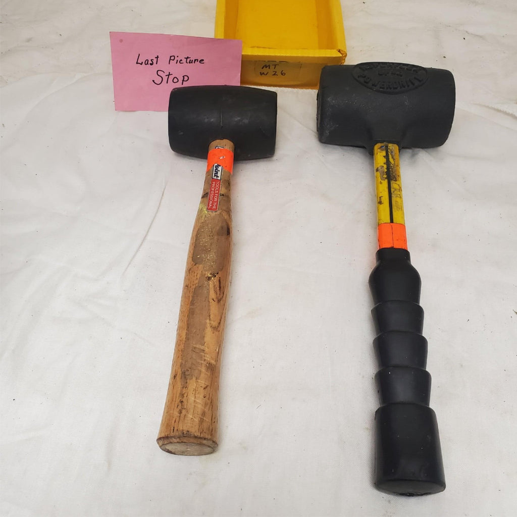 Lot of 2 Blue Point and Nupla Flax Dead Blow Hammer Set LOT- MT W26