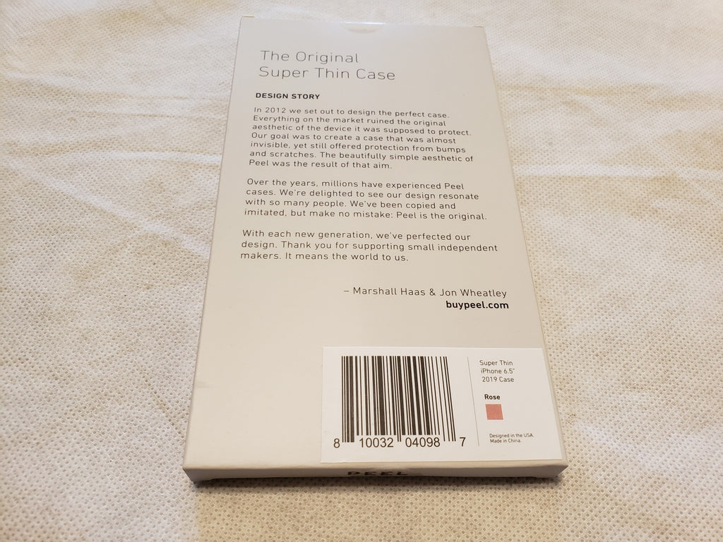 Peel The Original Super Thin Smart Phone Case - Iphone 2019 Sizes 5.8" 6.1" 6.5"