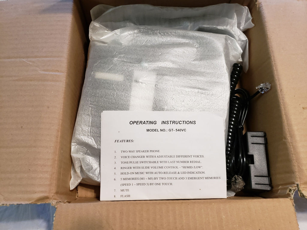 River GT-540VC Voice Changer Telephone Multi-Functional Phone System