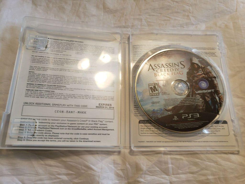 Assassins Creed IV Black Flag Sony PlayStation 3  from Ubisoft with Manual Great