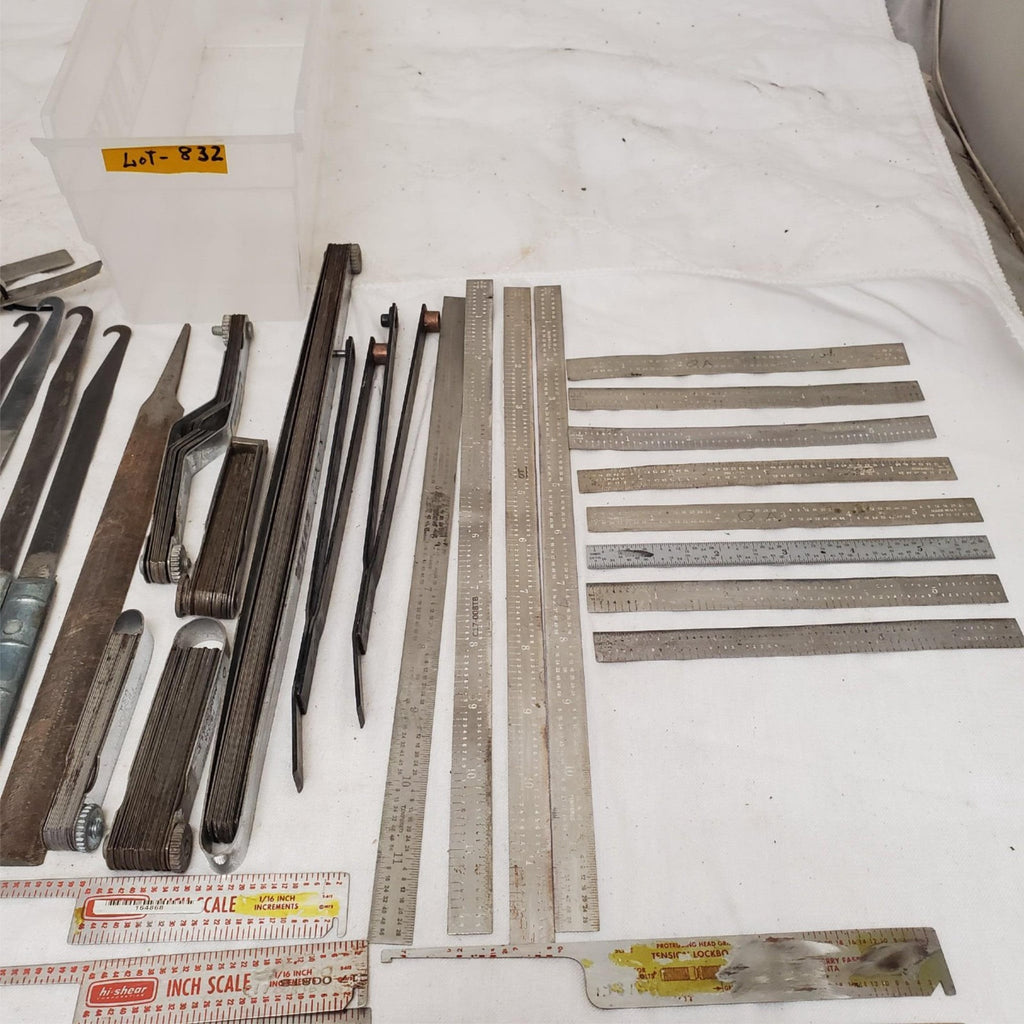Lot of Grip Scale, Antique Irons Blades Cutters and More LOT-832