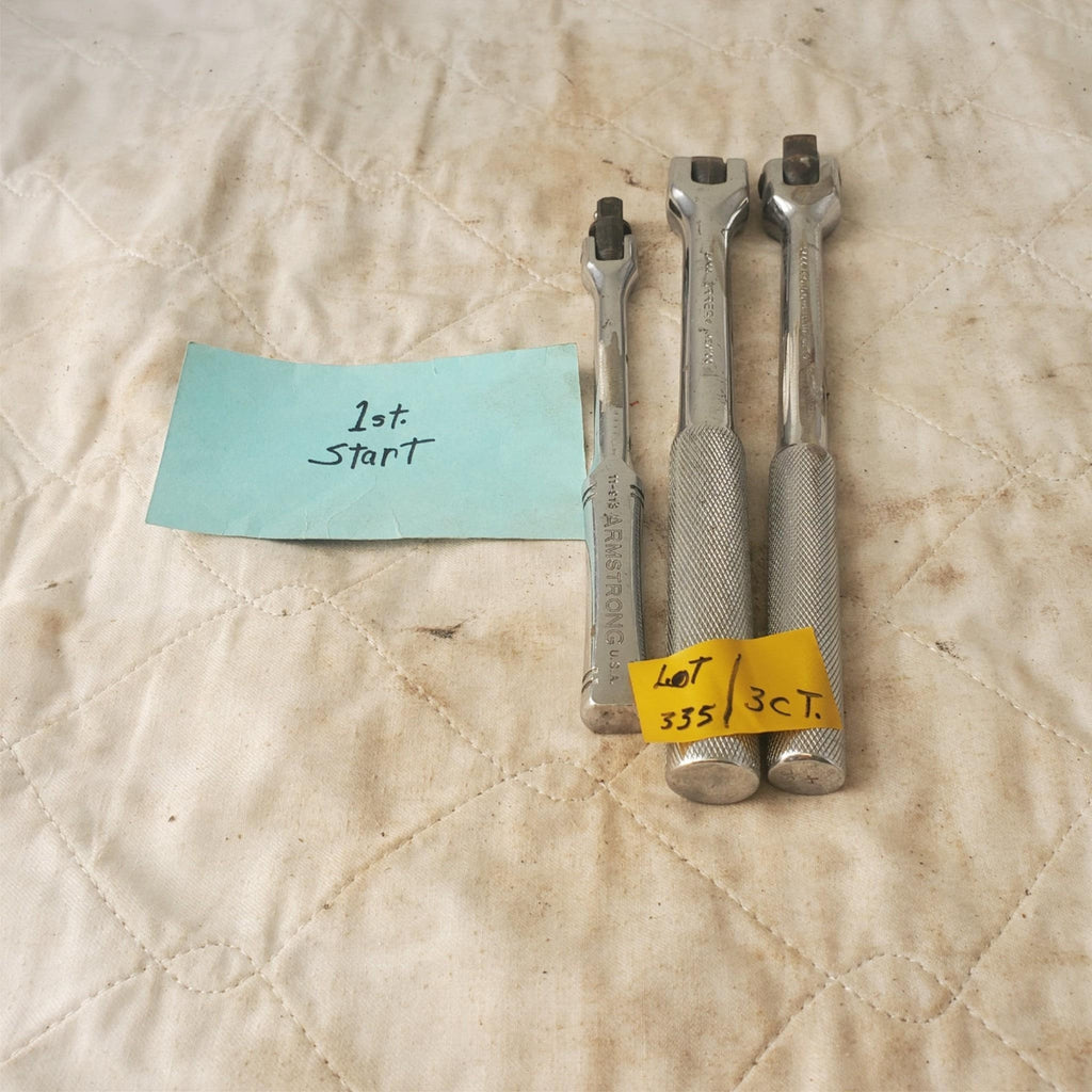 Lot of 3 PROTO/URREA/ARMSTRONG Drive Flex Head Breaker Bar Extension LOT 335