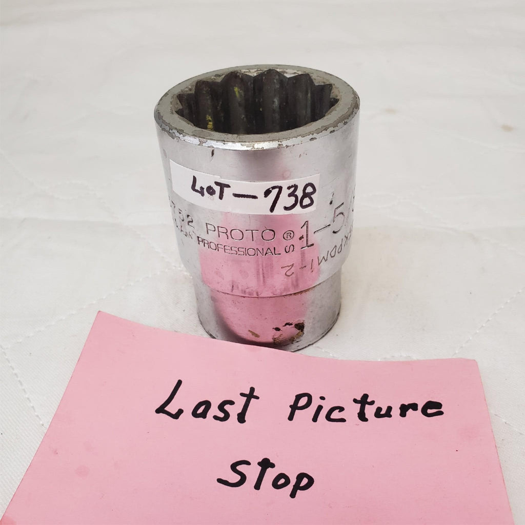 PROTO 5752 USA  1-5/8” Heavy-Duty Socket Tool - LOT 738