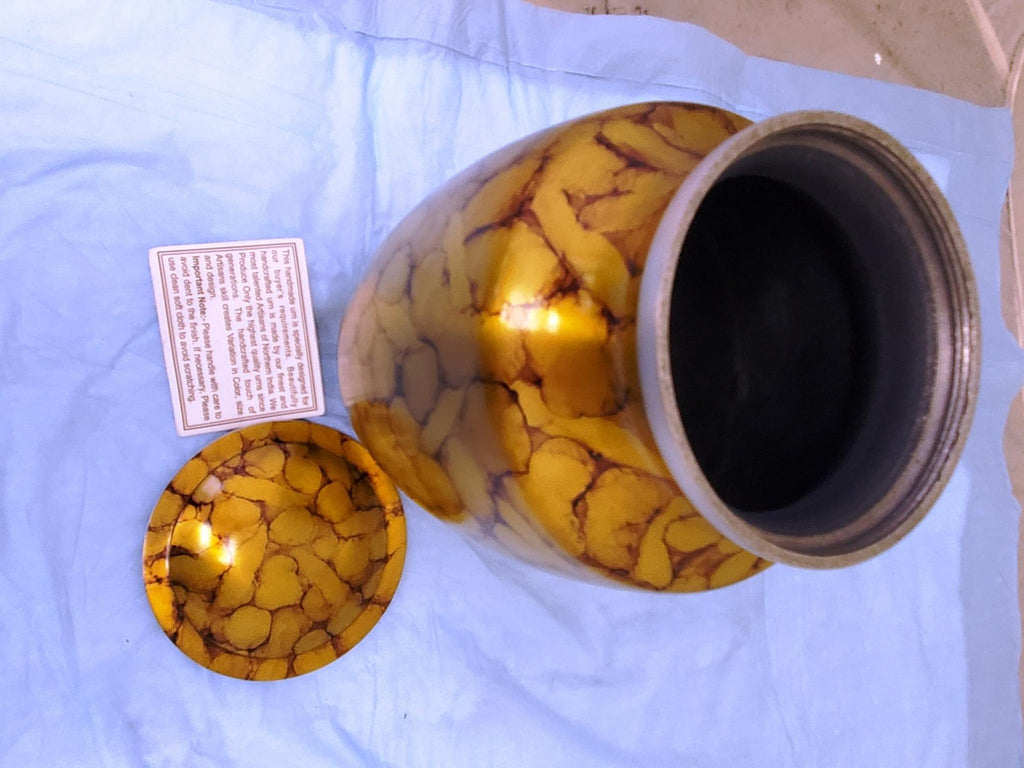 Modern Beautiful Design Handcrafted Urn for Human Ashes BAI-7678NK