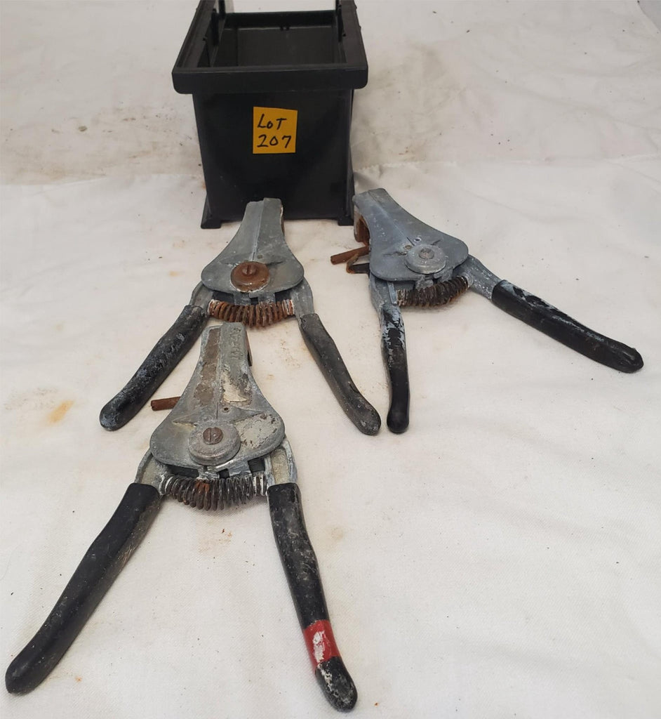 Lot of 3 Stripmaster Electrical Wire Stripper Spring-Loaded Tool LOT-207