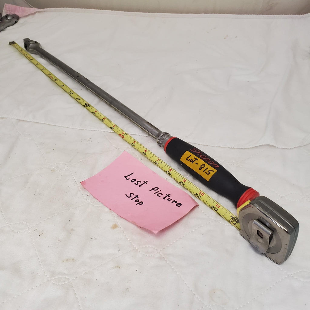 Snap On Soft Grip 24" Long Handle Flex Head Breaker Bar LOT-815