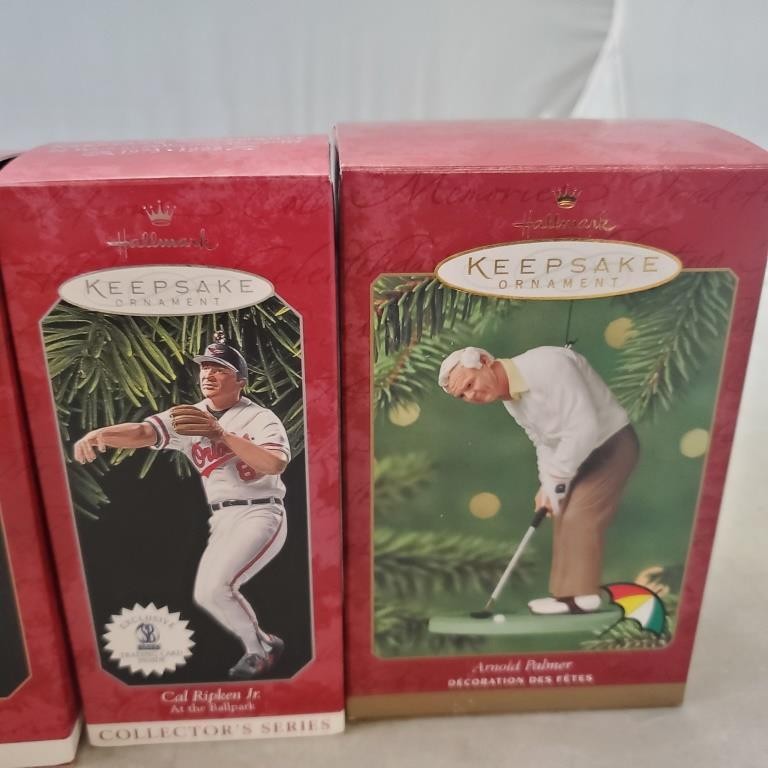Hallmark Keepsake Nolan Ryan Hank Aaron: At the Ballpark & More Ornaments