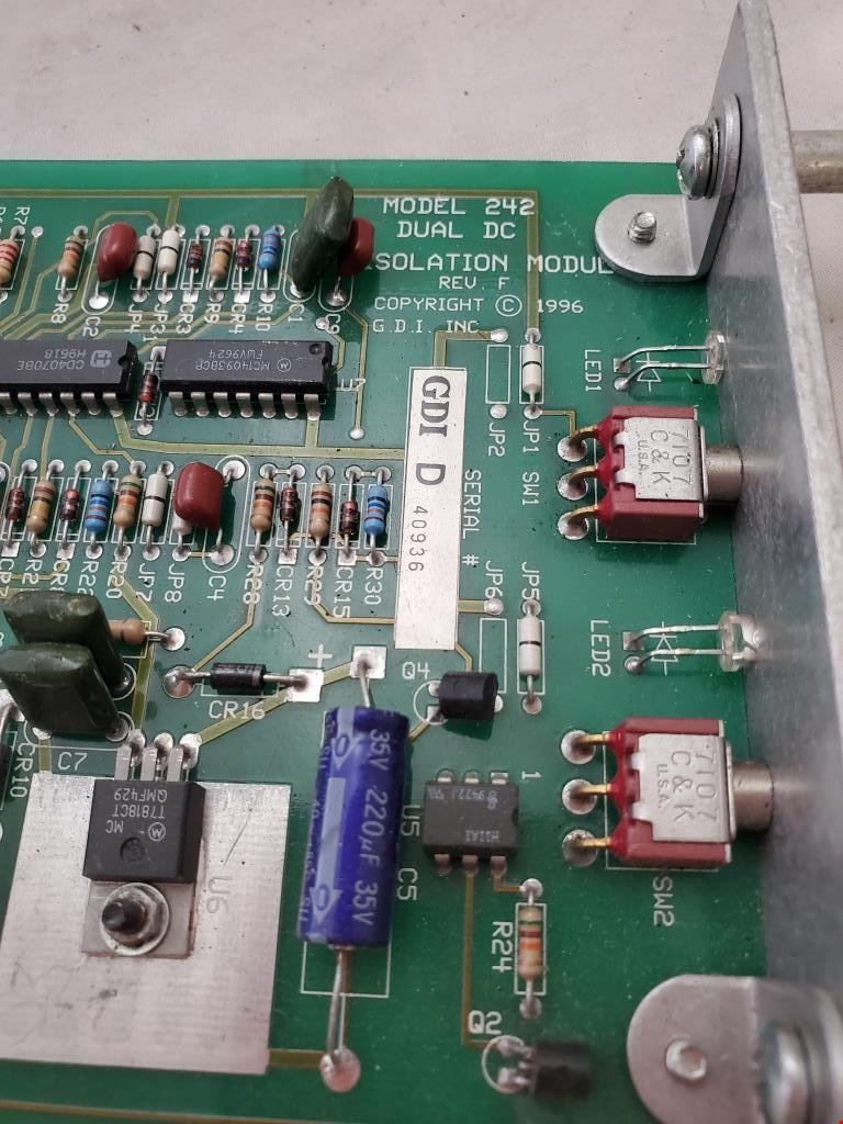 Isolation Module Model 242 Dual DC REV F Dual Channel