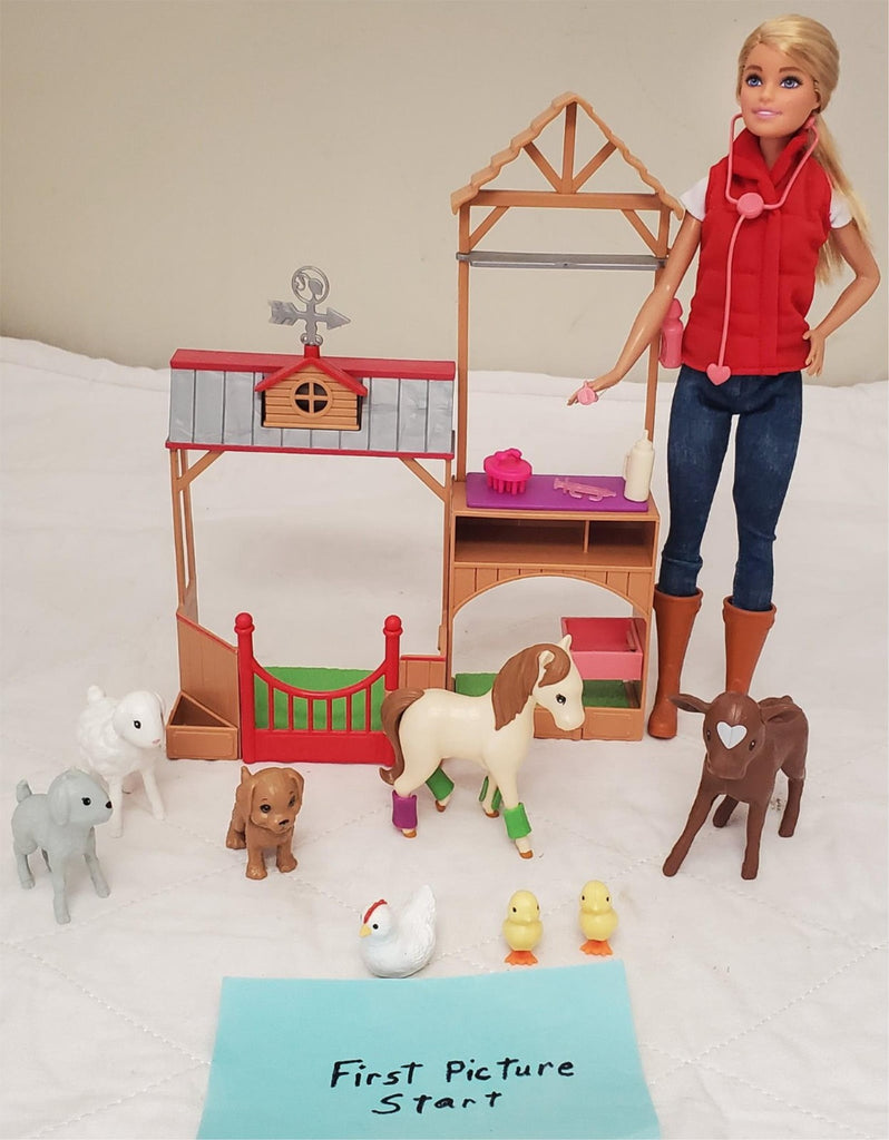 Barbie Sweet Orchard Farm Doll & Vet Playset
