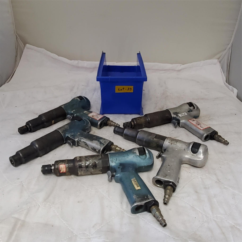 Lot of 5 Cleco 88RSAPT-5CQ Pneumatic Screwdriver Gun #33