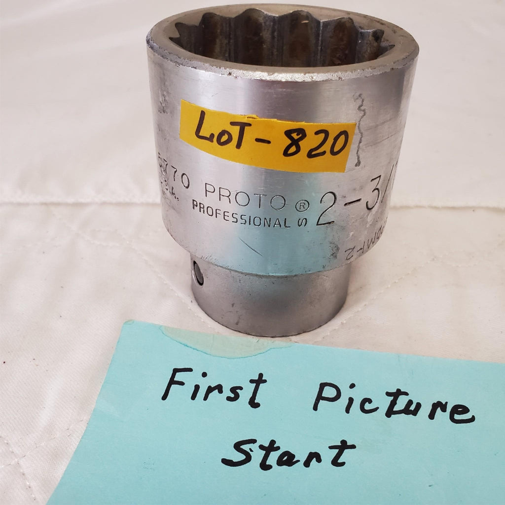 Proto 5770 USA 2-3/16 Heavy-Duty Socket Tool LOT-820