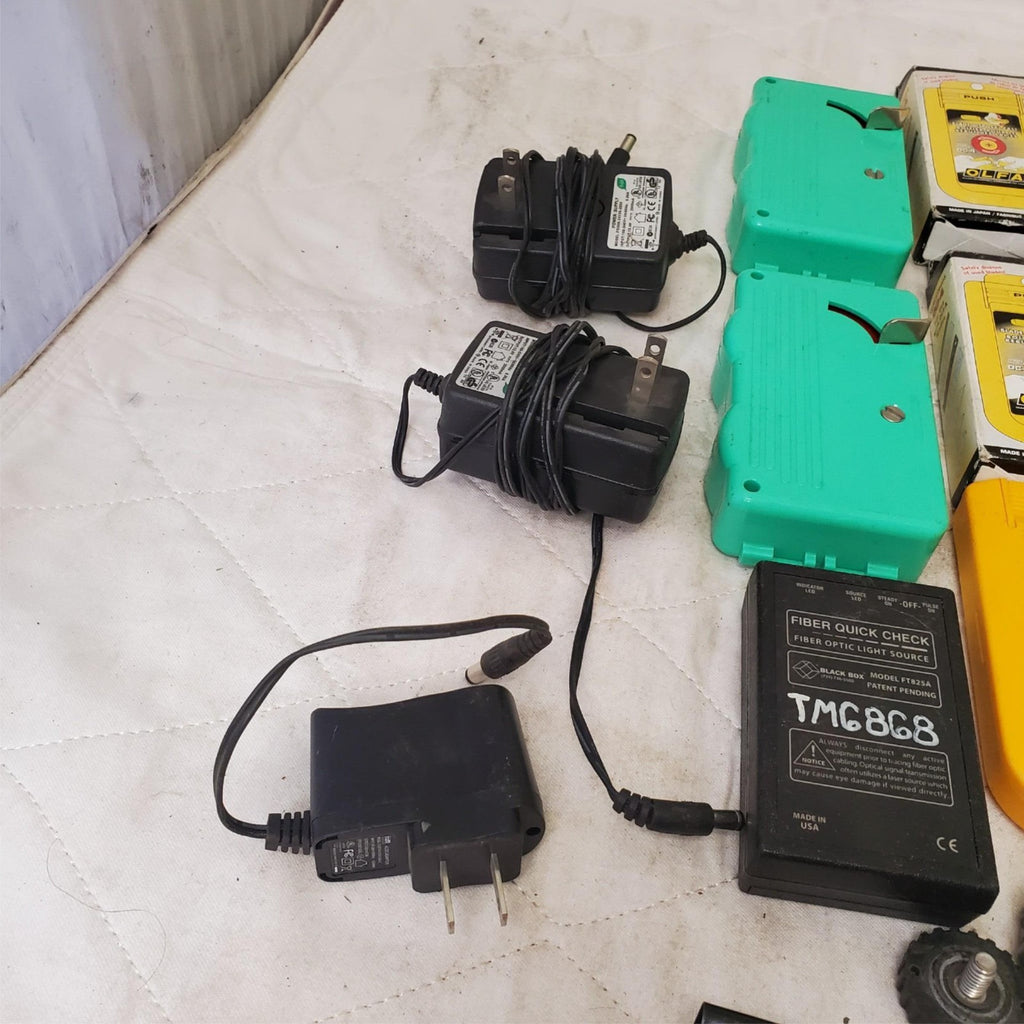Lot of 31 Miscellaneous PowerSupply /Blade Disposal Case/ReelCleaner & Etc Tools