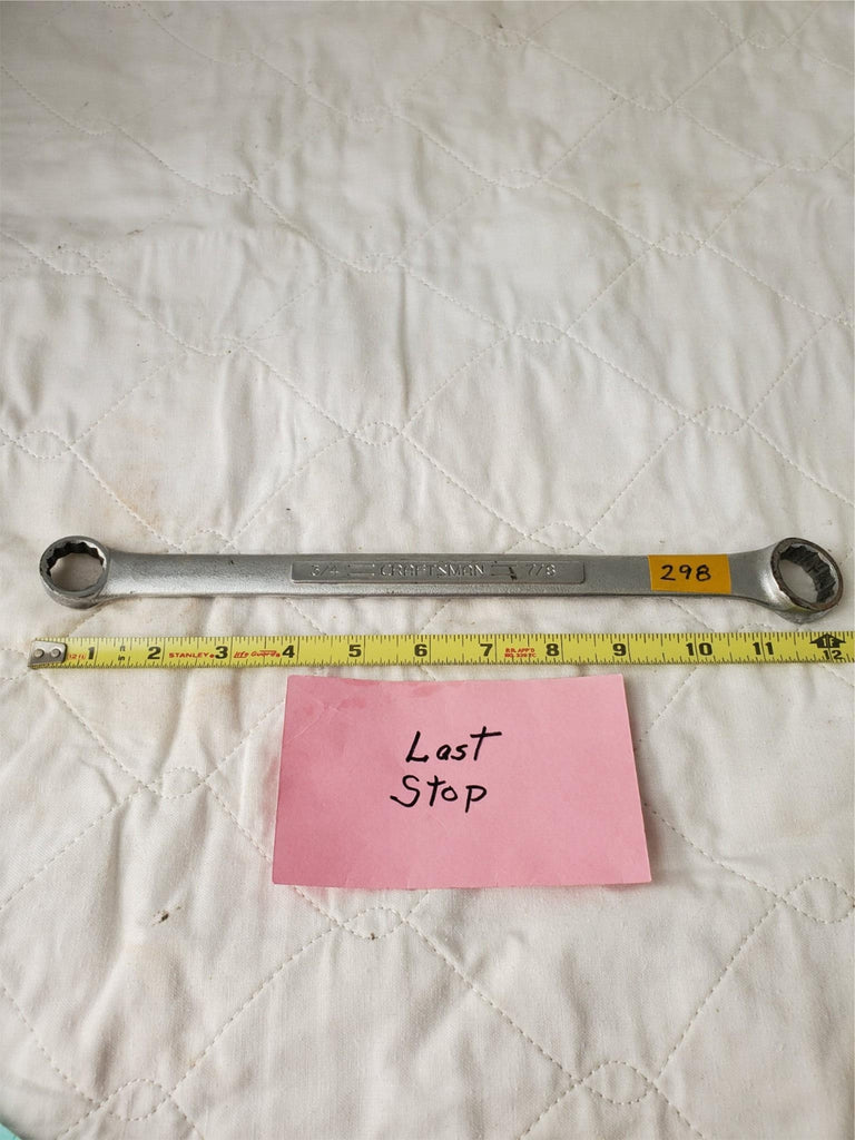 CRAFTSMAN 3/4 - 7/8 V43928 Double-Ended Ring Wrench Tool LOT 298