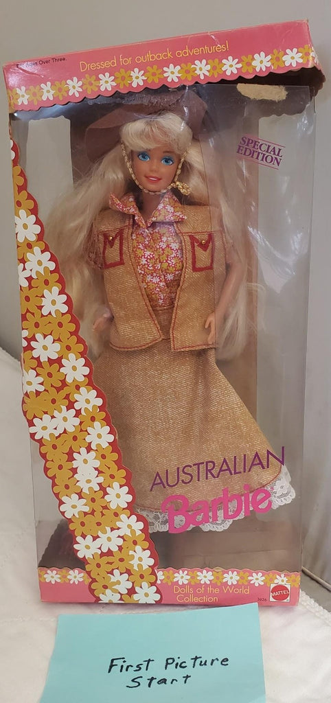 1992 Mattel Special Edition Dolls Of The World Collection Australian Barbie Doll