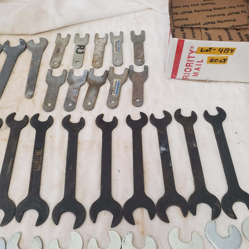 Lot of 50 Assorted Open End Service Wrench & other Wrench Tool LOT 484