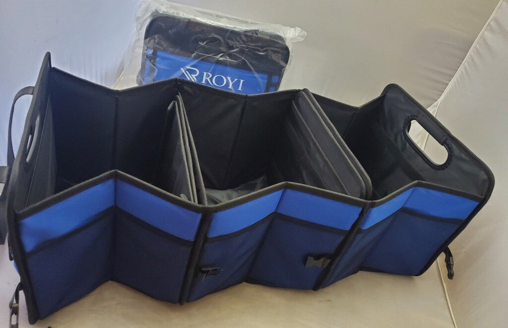 Two Royi Cargo Storage Collapsible Car Trunk Organizer & 3 Anti-Slip St