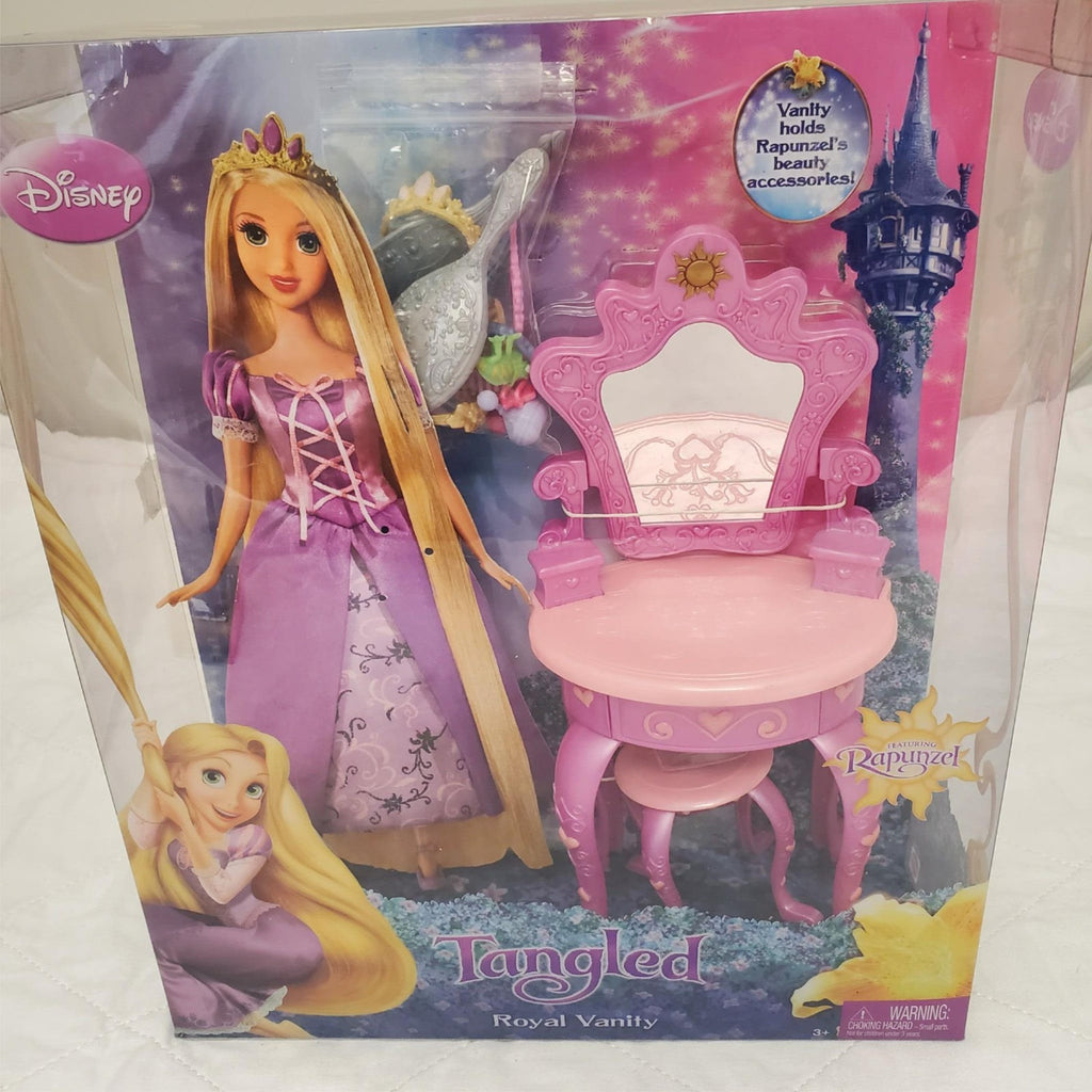 2010 Mattel Disney Princess Rapunzel Tangled Royal Vanity Playset