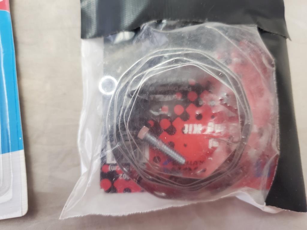 NGK Laser Iridium Spark Plug Oil Filter Black Idler Pulley ThreadLock Blue &More