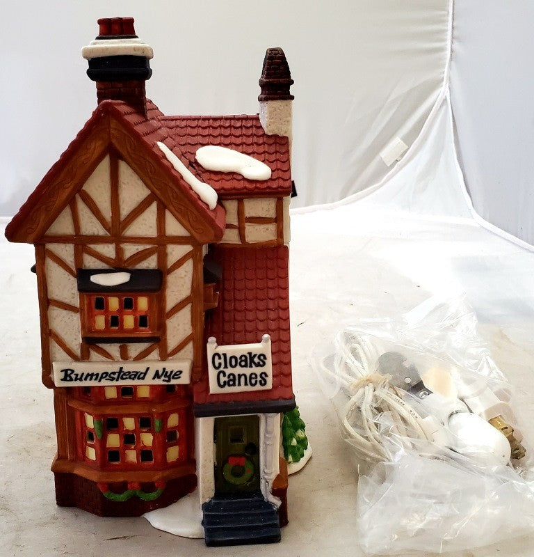 Dept 56 Dickens' Village Series"Bumpstead Nye Cloaks and Canes" #5808-4