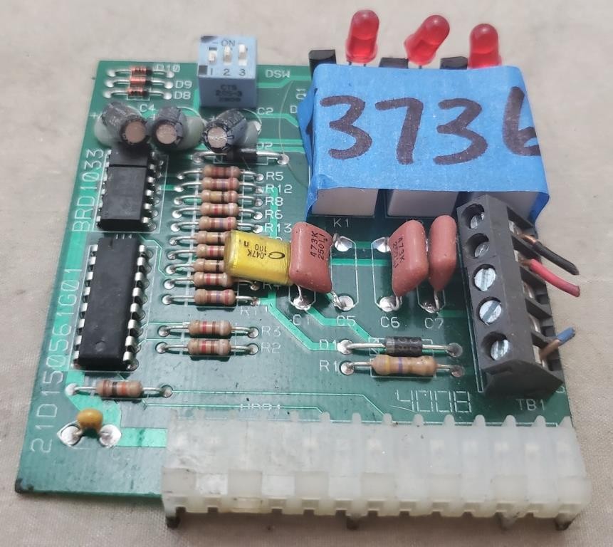 Vintage Used! Trane Zettler Zone/Bypass Control Card Zzcardal010 21D150561G01