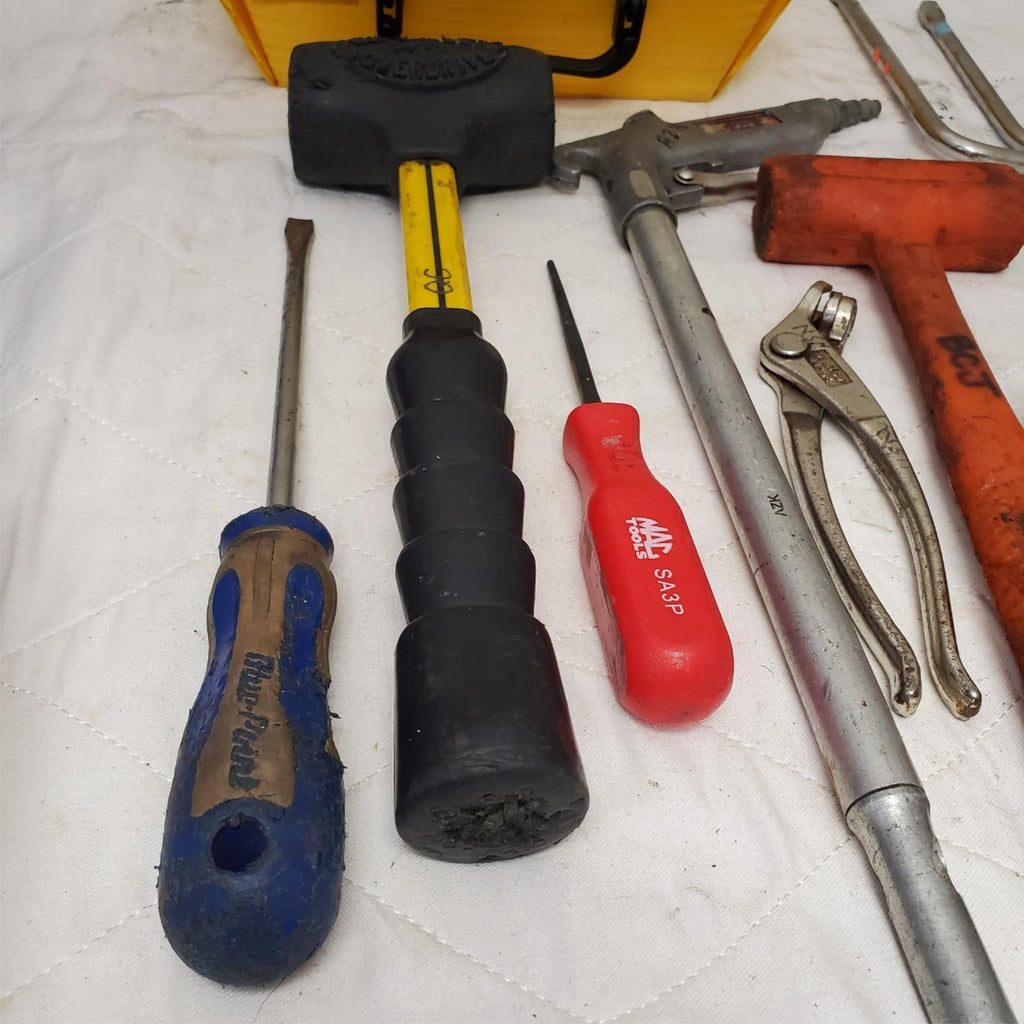 Lot of Stanley Matco Hammer Mallets Tools Set
