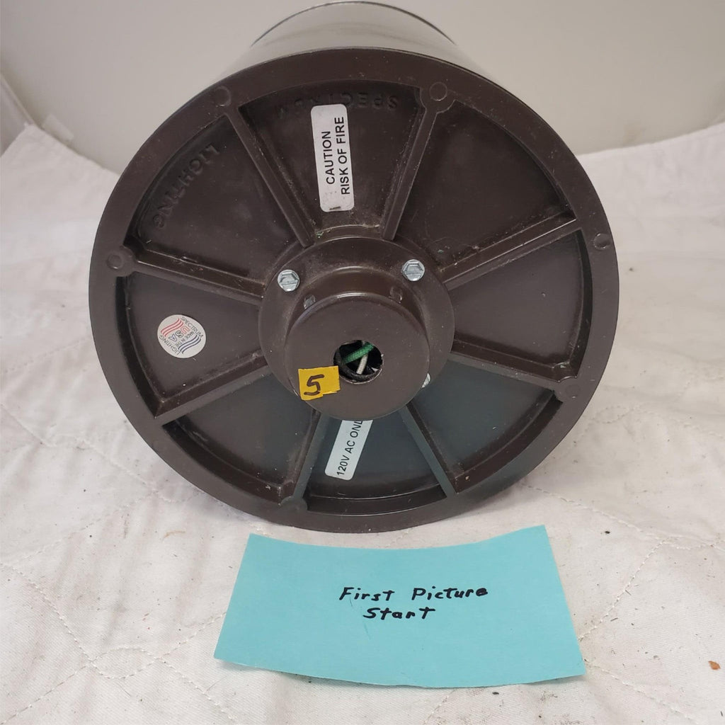 Spectrum Lighting Cylindrical Fixture Light 120V Black Finish #5