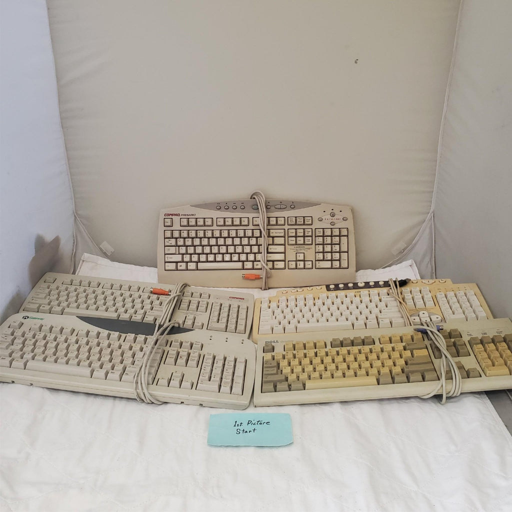 Lot of 5 Assorted Brands PC Keyboards