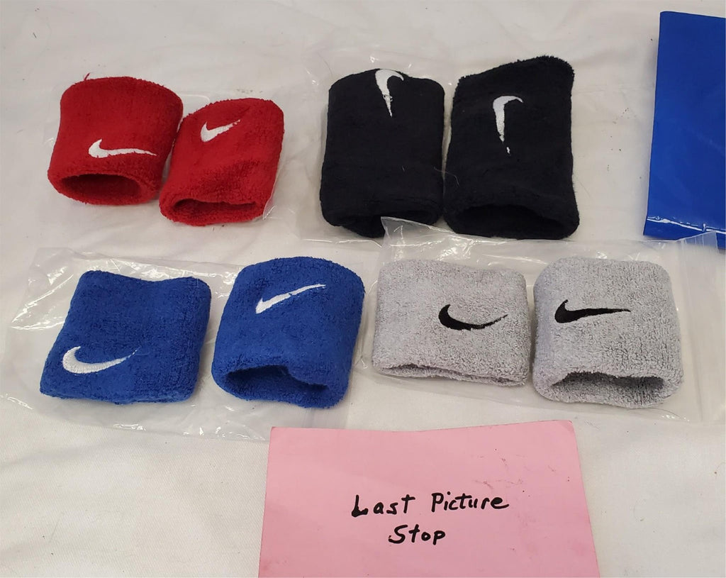 Set of 4 Vintage Nike Swoosh Wristbands