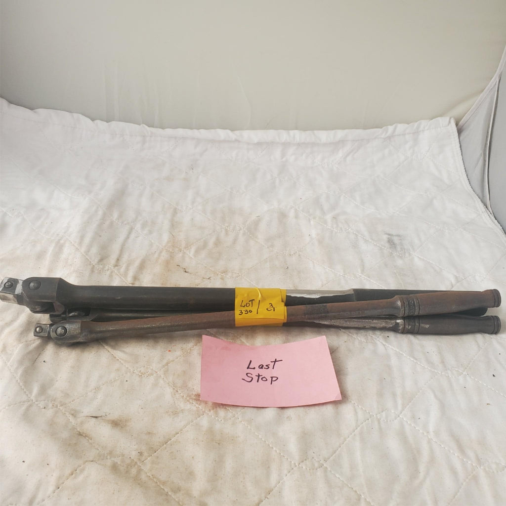 Lot of 3 Snap-On & Other Drive Flex Head Breaker Bar Extension LOT330