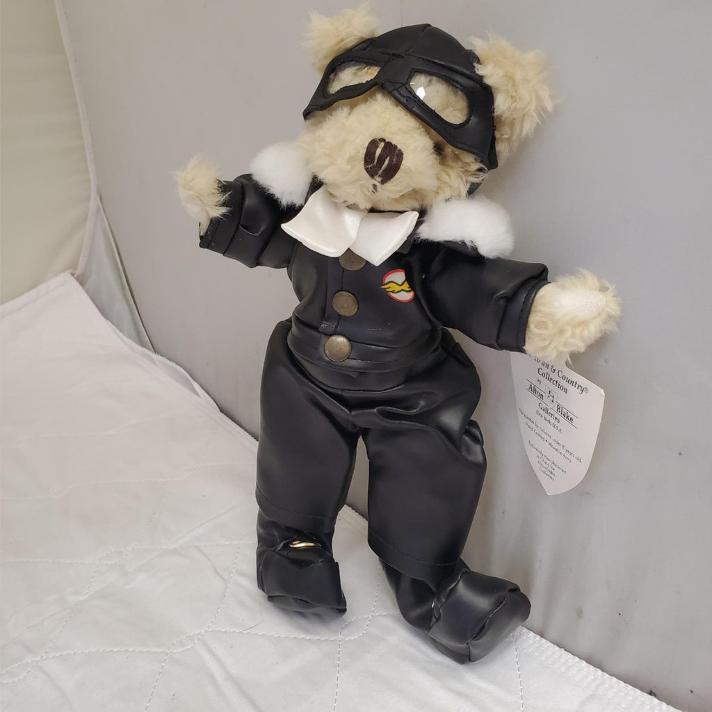 Aviator Pilot Bear Plush With Jacket Cap Scarf Goggles & Bear of Long Stuff Toy
