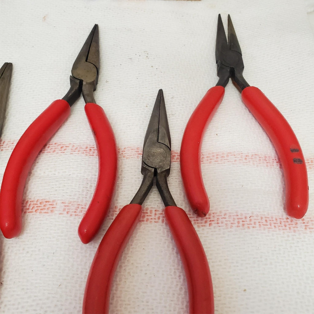 Lot of 5 Snap- On Needle Nose Pliers LOT-935