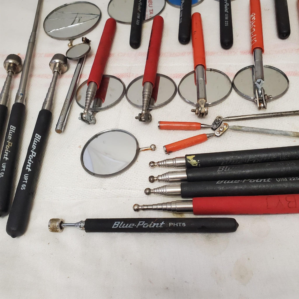 Lot of 24 Blue Point Magnetic Pick Up Tool Set With Mirror & More LOT-1049