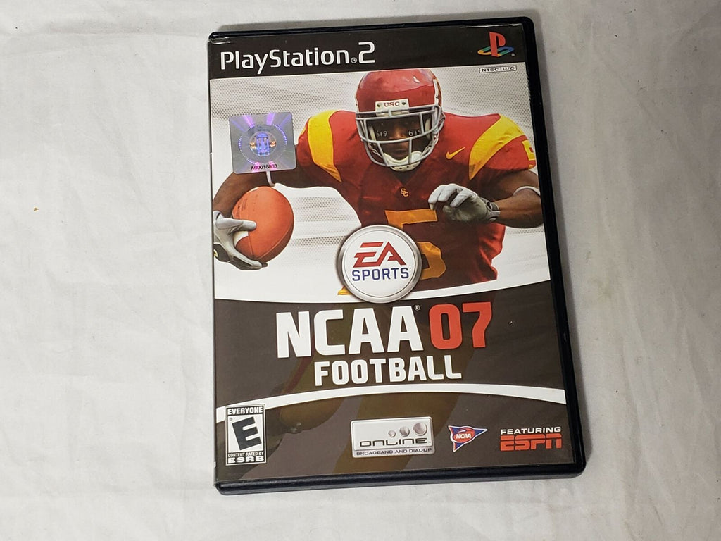 NCAA Football 07 (PlayStation 2 ) Replacement original case and manual NO GAME