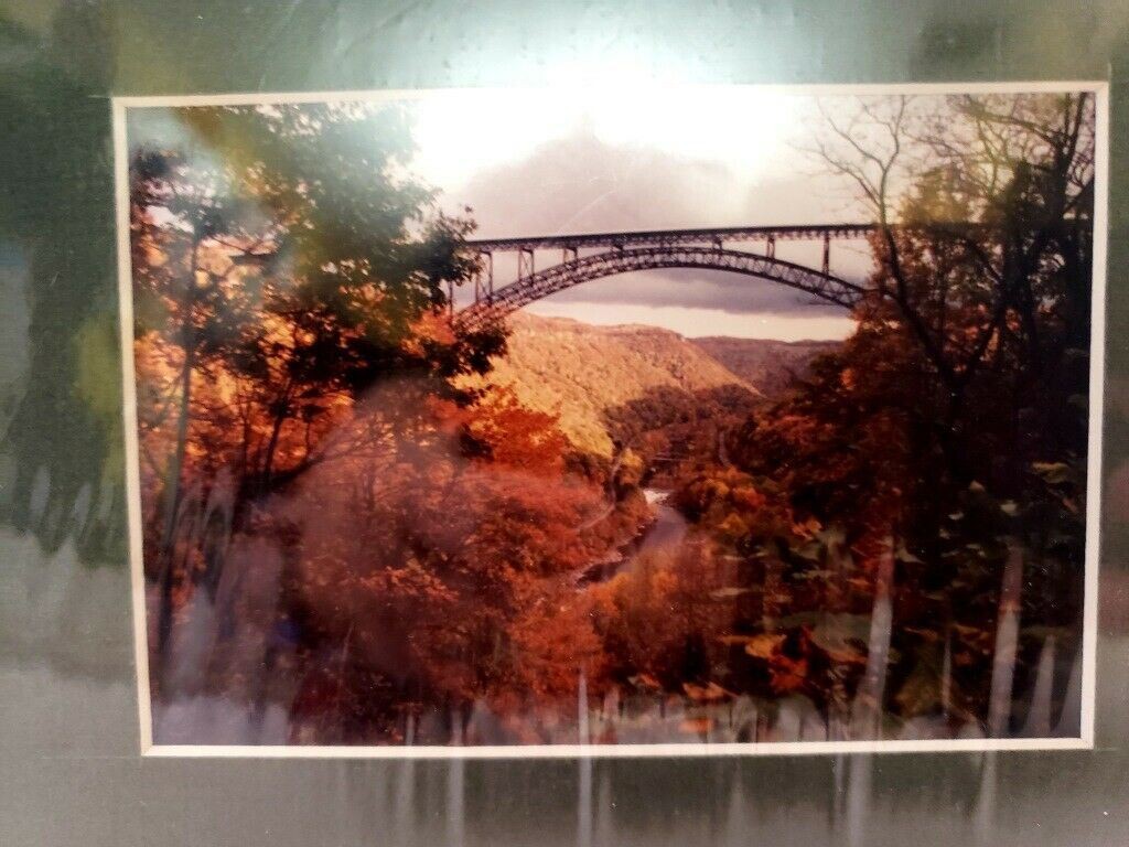 Vintage Art Print E. River Brooklyn Bridge 100 Year Anniv. 1883-1983