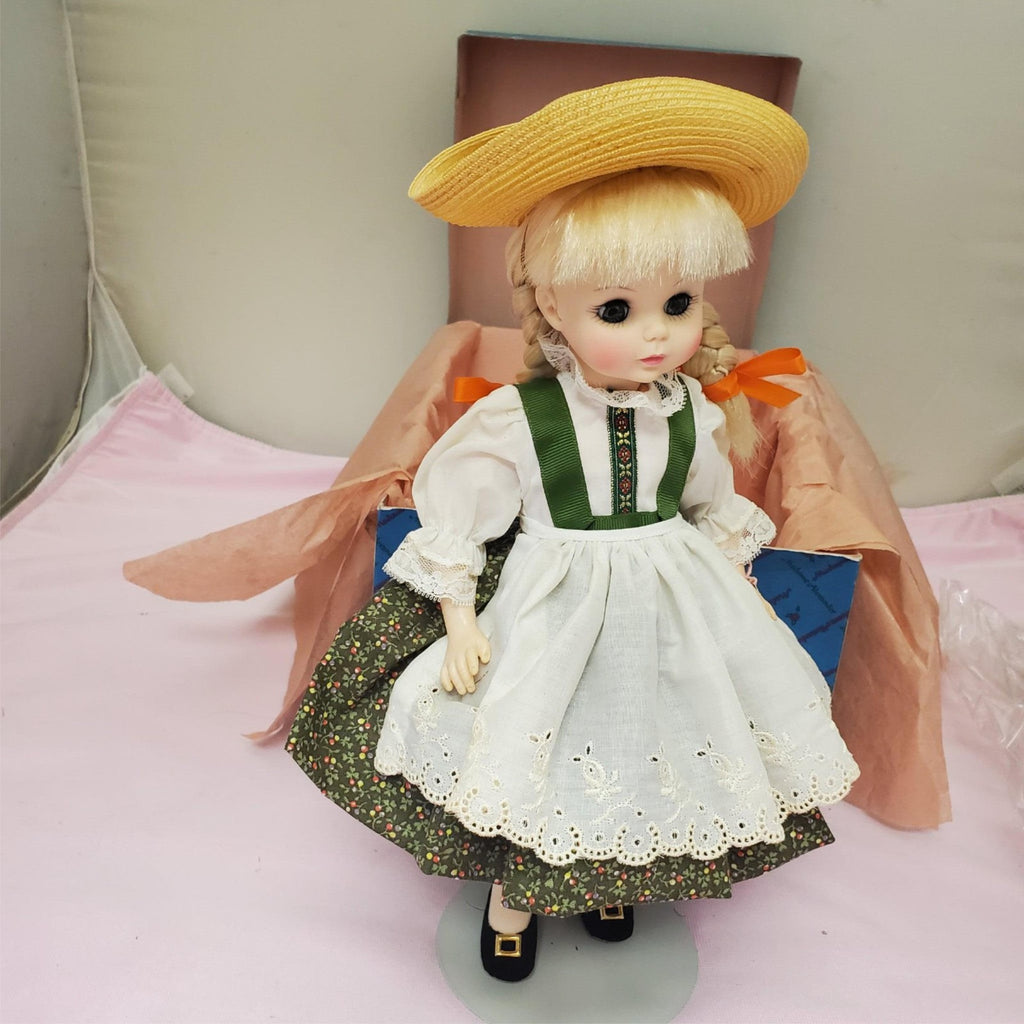 Madame Alexander #1580 Heidi Miniature Doll with Box & Stand