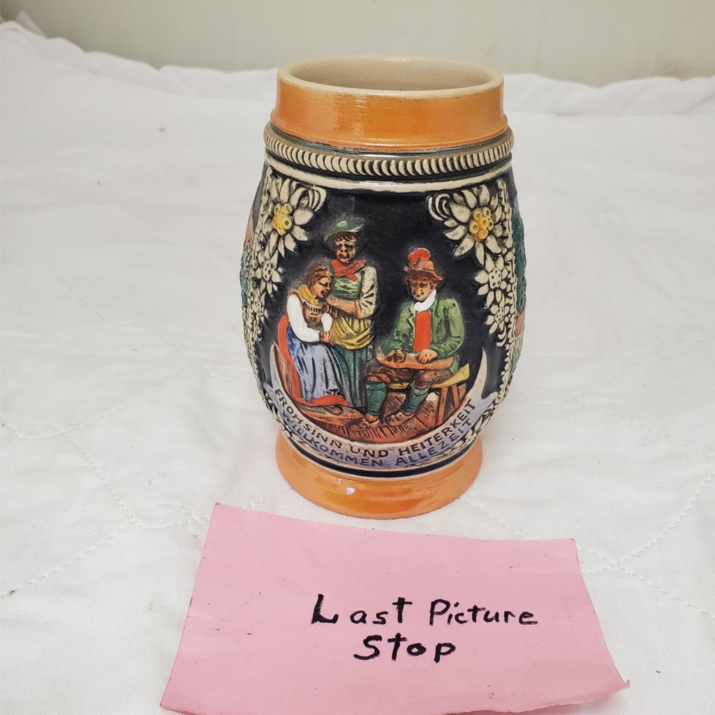 Frohsinn Und Heiterkeit Willkommen Allezeit E. Bay Germany Stein without Lid