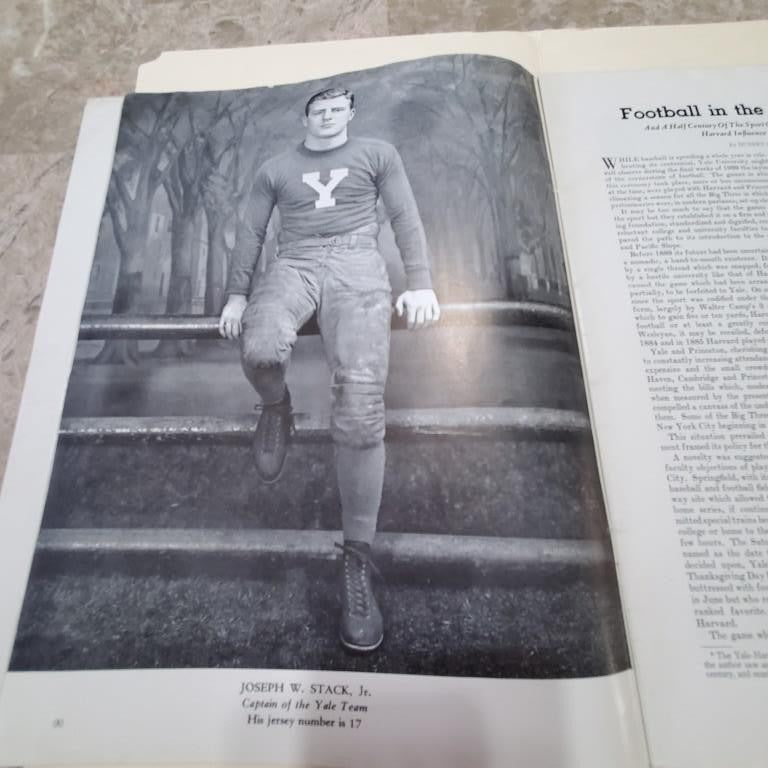 FOOTBALL Princeton Yale GAME November 18, 1939