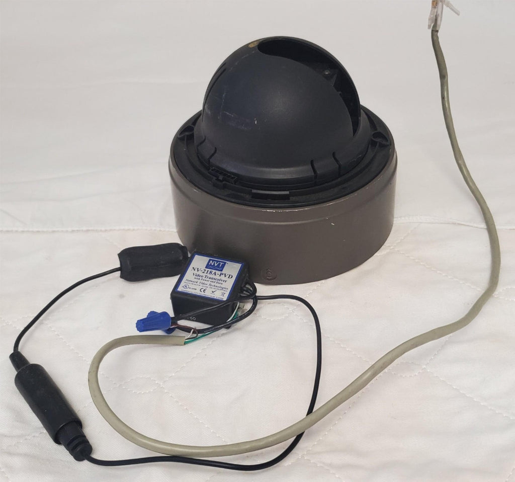 Pelco Spectra Mini DD4 Dome Camera with NVT NV-218A-PVD Video Transceiver #1