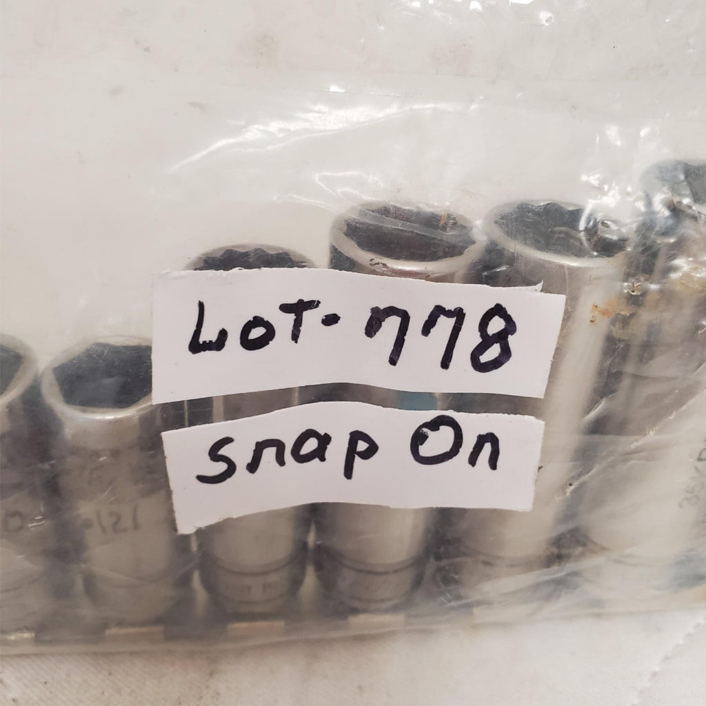 Lot of 14 Snap-On Socket Set Tools LOT-778