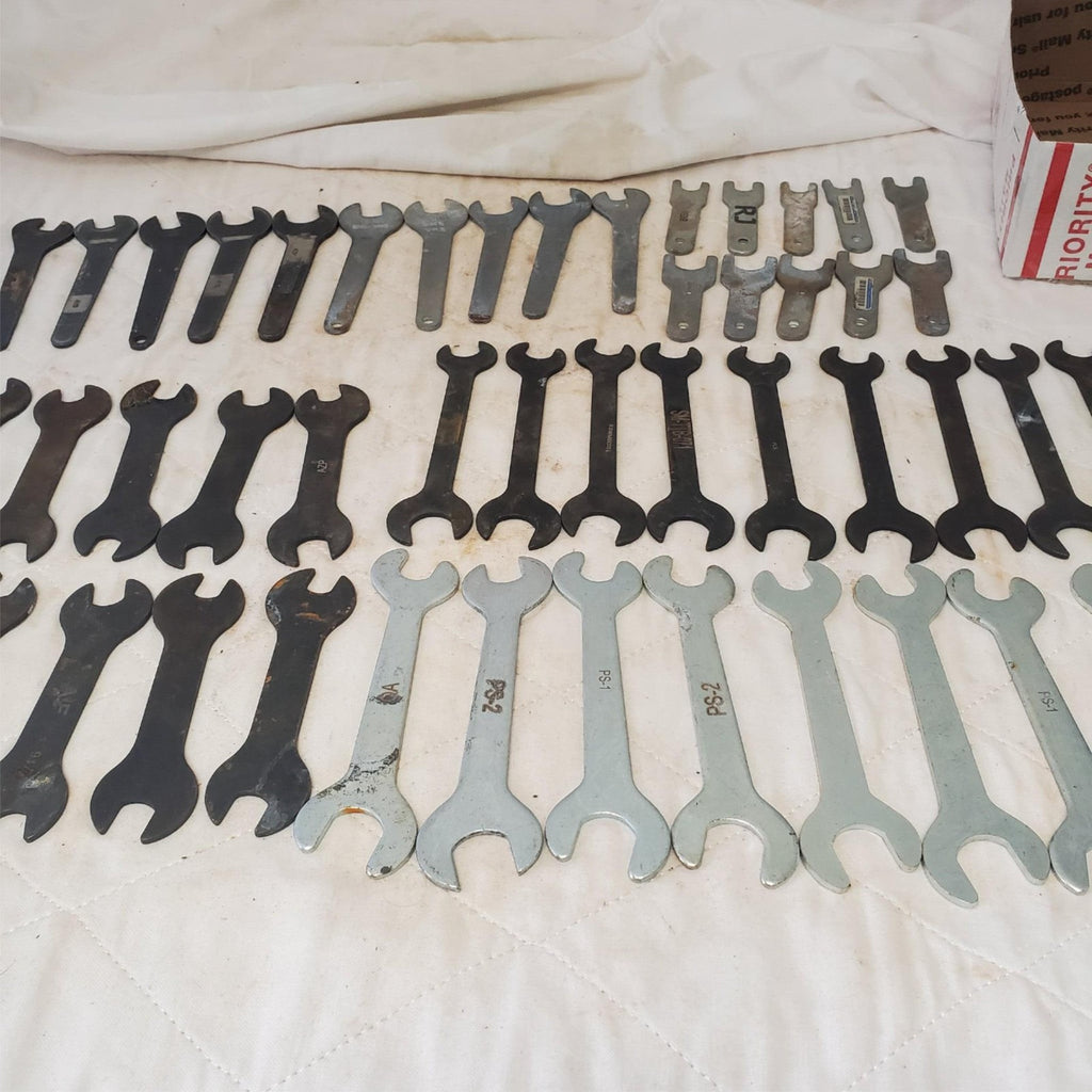 Lot of 50 Assorted Open End Service Wrench & other Wrench Tool LOT 484