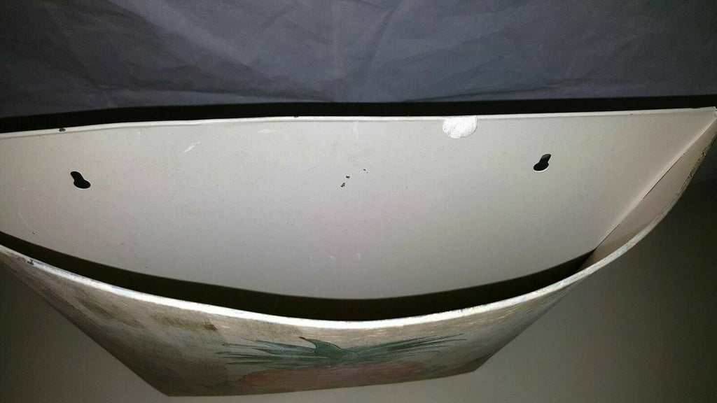 Set of 4 Pineapple Tropical Hawaiian Theme Tin Wall Hanging Plant Holders