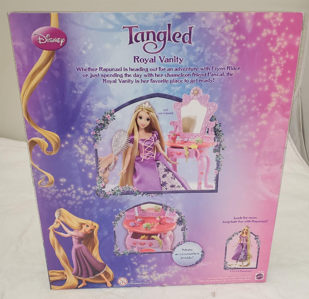 2010 Mattel Disney Princess Rapunzel Tangled Royal Vanity Playset
