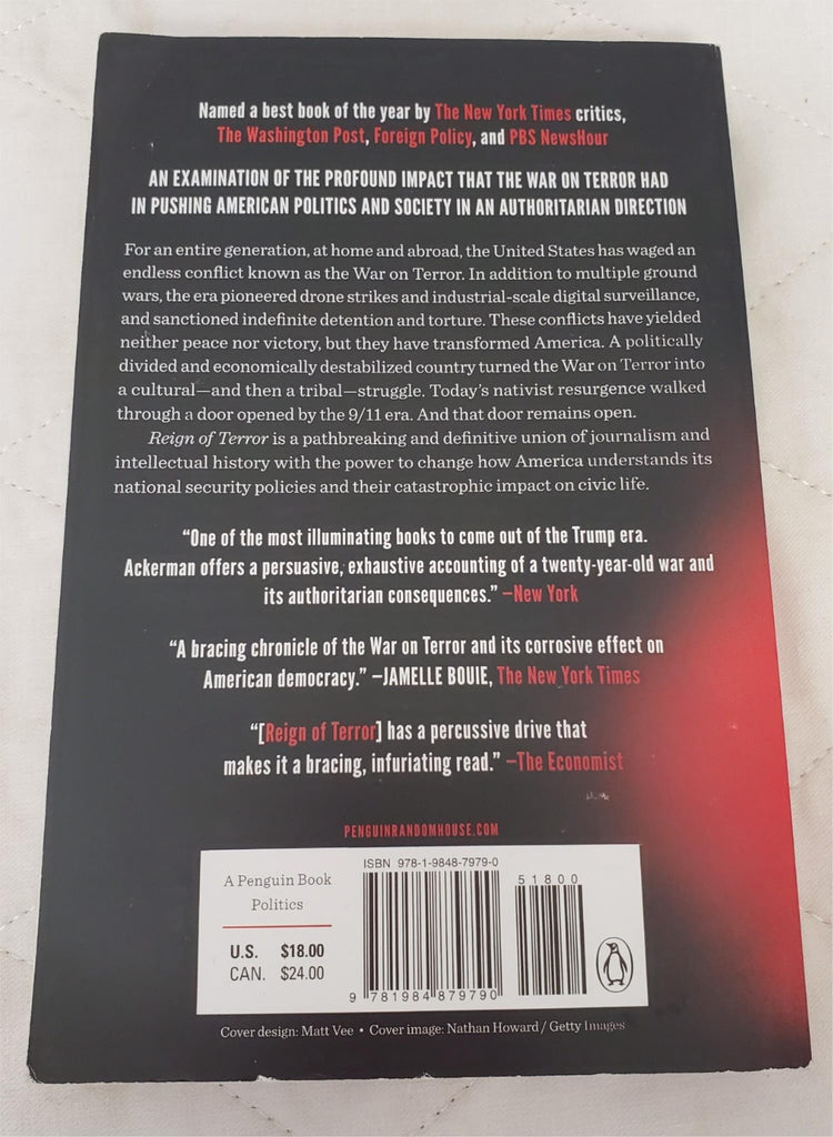Reign of Terror Book by Spencer Ackerman