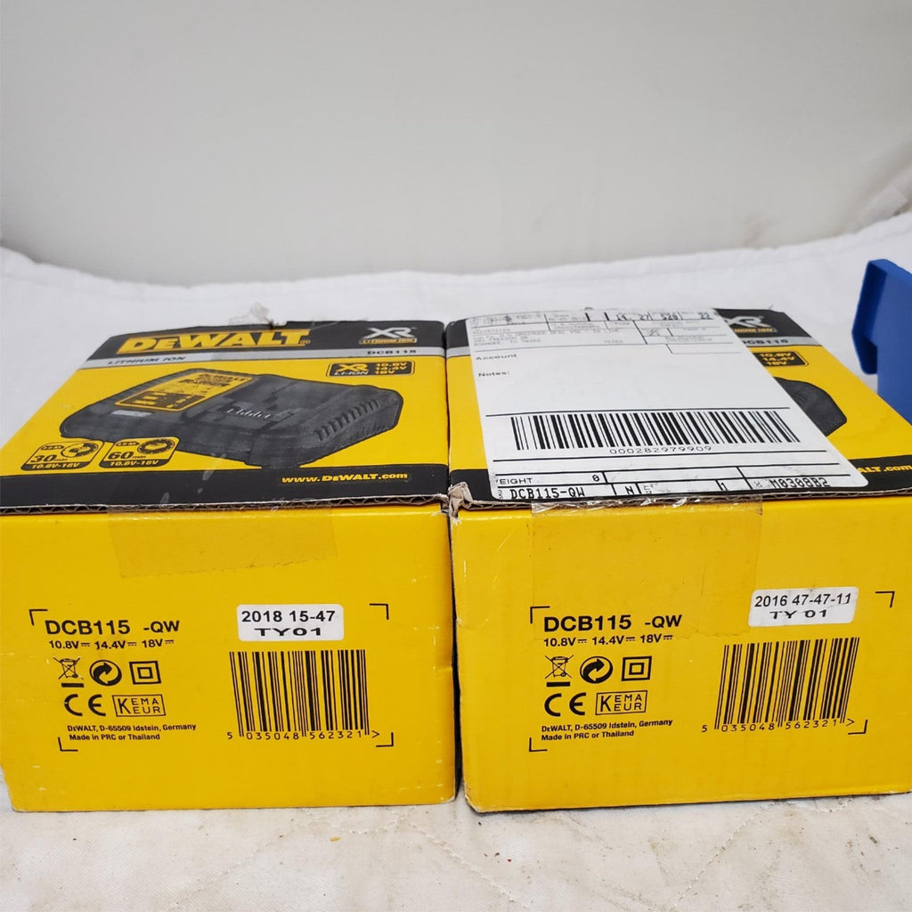 Lot of DEWALT DCB115 12-Volt to 20-Volt Lithium-Ion Battery Charger LOT 392