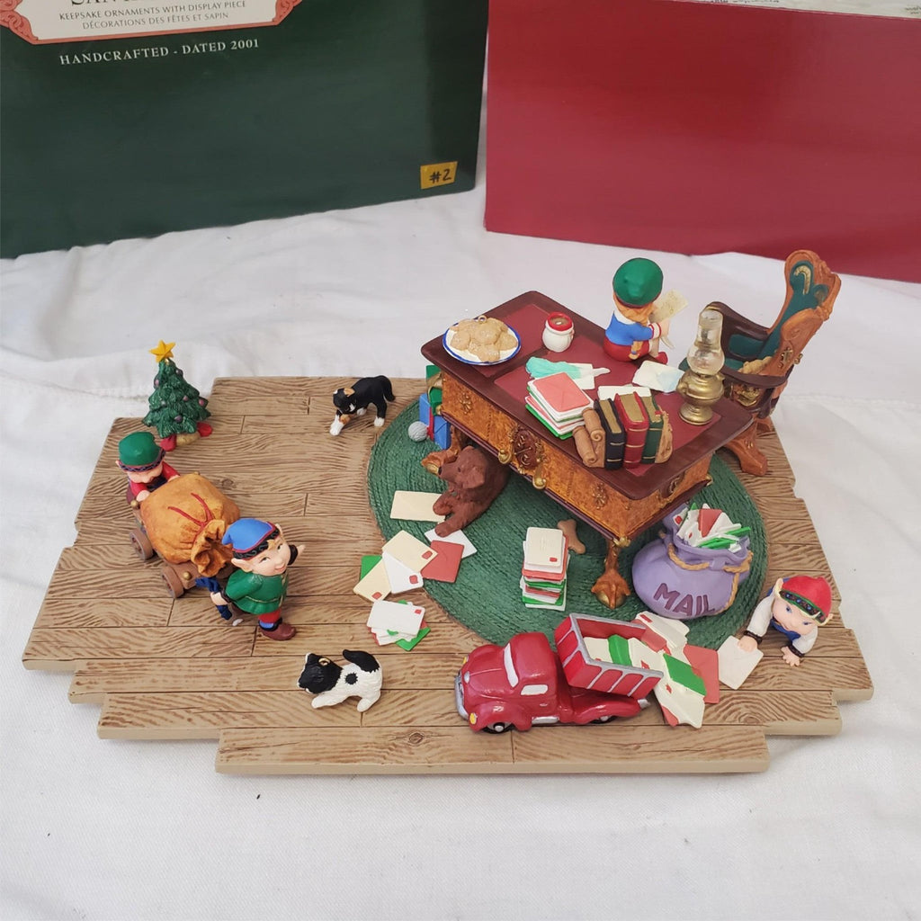 Hallmark Keepsake Ornaments Santa's Desk 2001 Studio Edition #2
