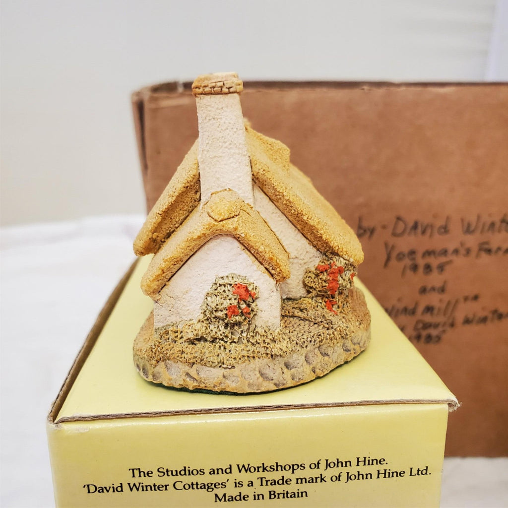 David Winter's The Windmill & Yeomans Farm House Handmade & Hand Painted