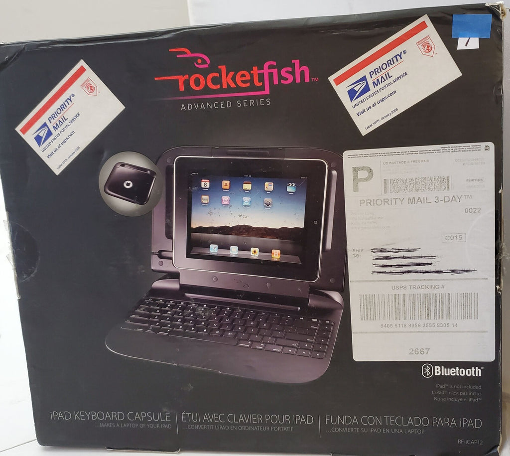 ROCKETFISH Advanced Series IPAD Keyboard / Stand / Case for APPLE