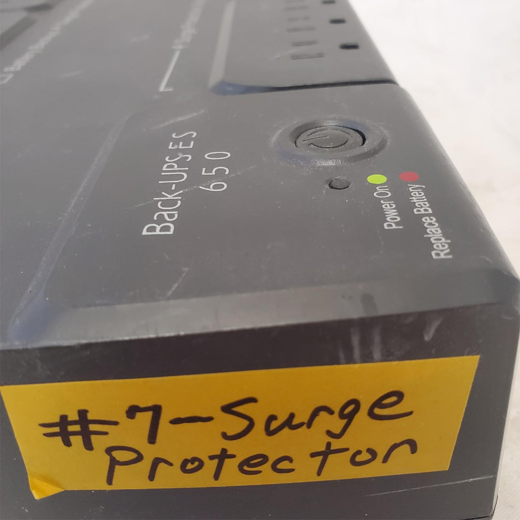 APC Back Up UPS ES 650 120V BE650R Surge Protected #7 (NO BATTERY INCLUDED)